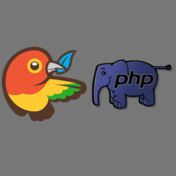 Logo of the bowerphp project, which uses Symfony components